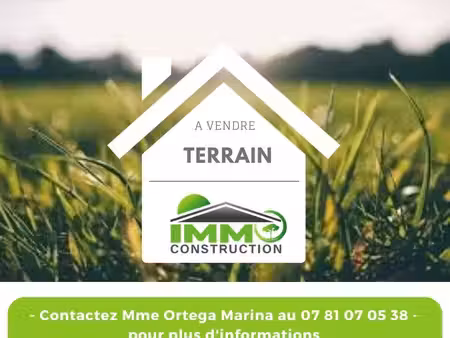 terrain 934 m² rion des landes