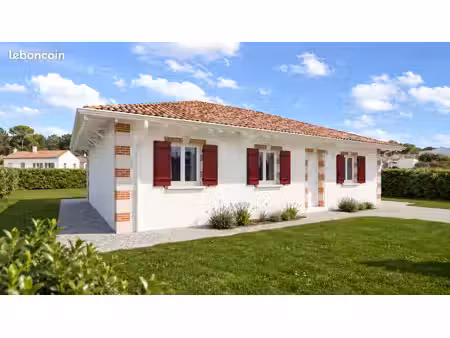 à 15 min de l’océan : maison 3 chambres sur terrain de 582 m²