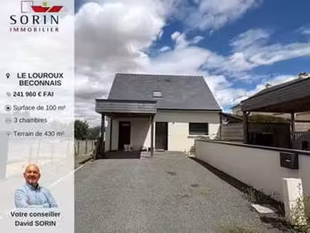 vente maison au louroux-beconnais (49370) : à vendre / 100m² le louroux-beconnais
