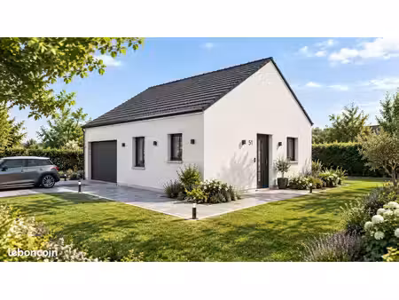 projet de construction d'une maison 48 m² avec terrain à blain (44)
