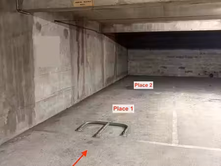 2 places de parking jumelées - les cordeliers - centre-ville de poitiers