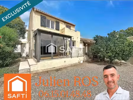 maison familiale t4 avec véranda  garage et jardin