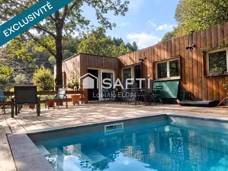 maison d’architecte en bois avec piscine de 2020