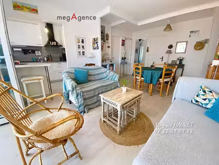 appartement 50m² - 2 chambres - 1 terrasse - 1 cellier - 1garage