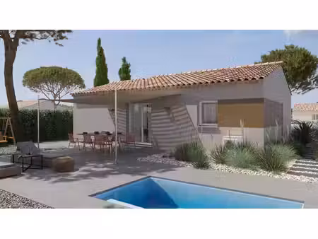 terrain avec maison neuve à vendre