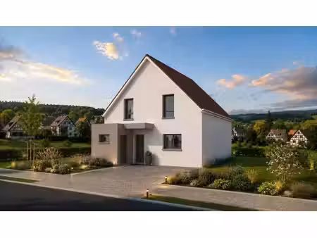 terrain avec maison neuve à vendre