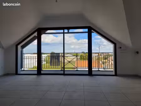 les sables d’olonne  bel appartement t3 neuf de 60 m² avec balcon