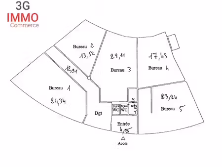location locaux professionnels 121 m² à miribel (01700)  1 196 €