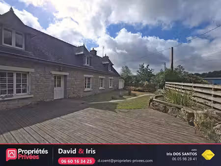 longère en pierre de 140 m²  terrasse de 54 m² et 4 56 hectares · ploërdut
