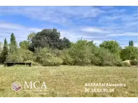 vente terrain 550 m² le pout (33670)