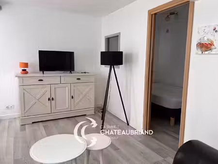 a louer - dol de bretagne centre ville - t1 bis meuble - 32 m² - 1 chambre