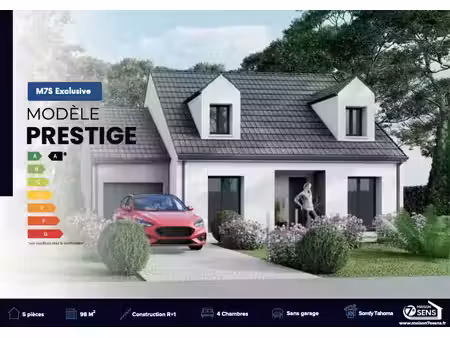 vente maison neuve 5 pièces 97 m² à nanteau-sur-lunain (77710)  224 101 €