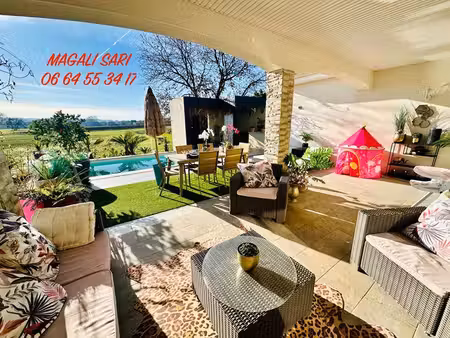 villa saint hilaire de brethmas 5 pièce(s) 114 m2 + pool house