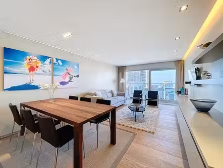app. avec vue mer & double box de garage à vendre à nieuport