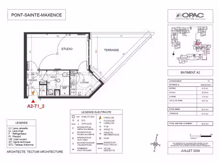 appartement t1 35m² - pont-sainte-maxence - 7280 1 2 176
