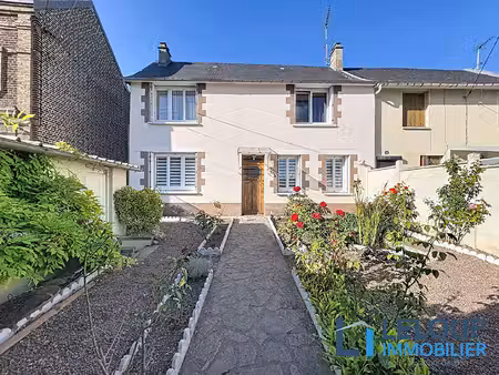 rouen docks 76 - maison 110 m² - 3 chambres + bureau - jardin - garage