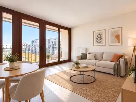 beauzelle studio 27m² avec balcon et parking sous-sol