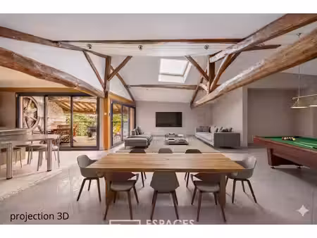 maison de ville esprit loft avec terrasse