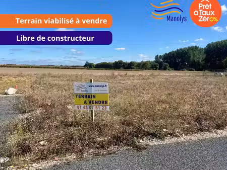 vente terrain 400 m² surgères (17700)