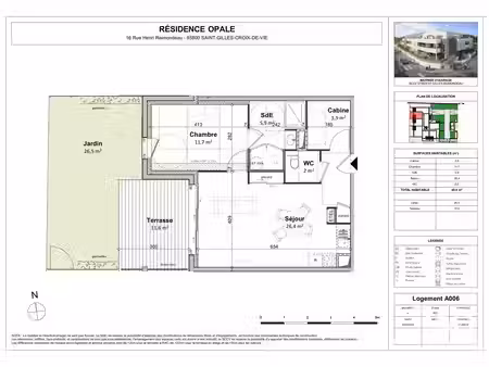 appartement à saint-gilles-croix-de-vie (85800)