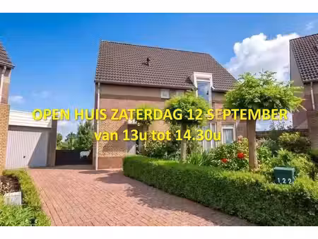 open huis zaterdag 12 september van 13u tot 14.30u