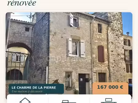 maison à vendre la calmette 4 pièce(s) 90m2 167 000€