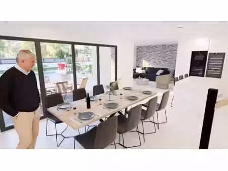 terrain avec maison neuve à vendre