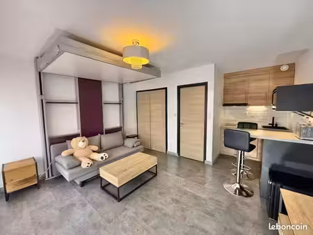 studio meublé 25 m² – ambilly – proche tram et commodités
