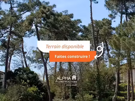 vente terrain 700 m² à le teich (33470)  175 000 €