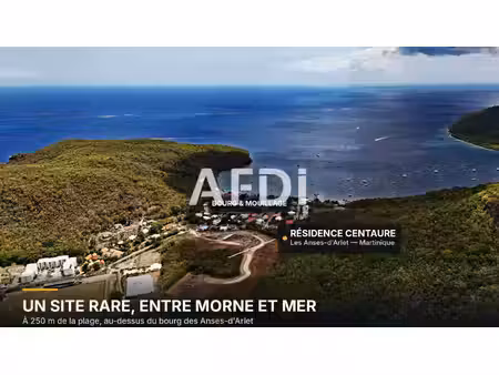 résidence neuve composée de 23 appartements au anse d'arlet