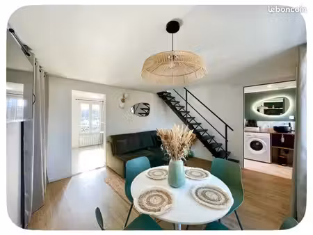 2 pièces en duplex - location meublée