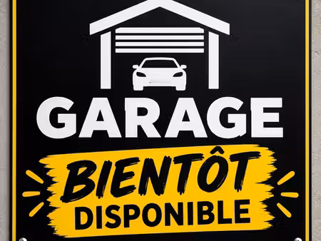 a louer garage doubles de 20m2 pour artisan / stockage...