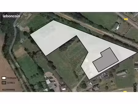 terrain avec serre à louer