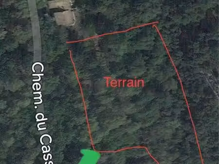 à vendre terrain/foret