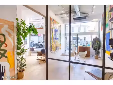 fonds de commerce – salon de coiffure / atelier / showroom – marseille 6e  vauban