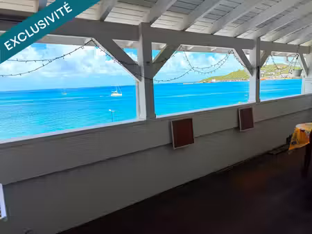 appartement à marigot pleine vue mer