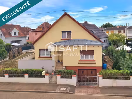 eckbolsheim – maison individuelle 5 pièces – vie de plain-pied – jardin