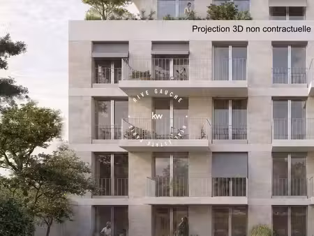 3 pièces de 63 m² avec balcon sud