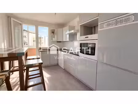 voiron  appartement t5 – 4 chambres – dernier étage – balcon & vue dégagée