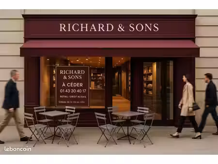 fonds de commerce sandwicherie 60 m²