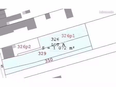 terrain 1 071 m² hazebrouck