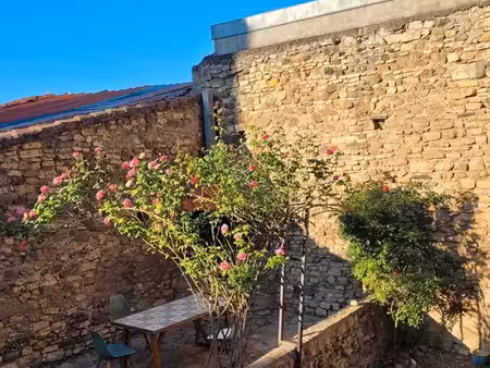 charmante maison de bourg jardin clos