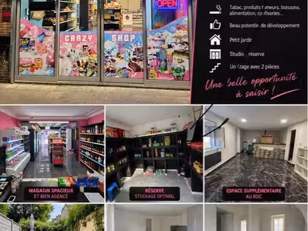fond de commerce tabac / nightshop