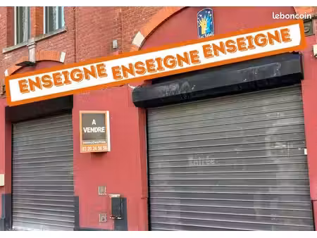 local commercial 535 m² tourcoing