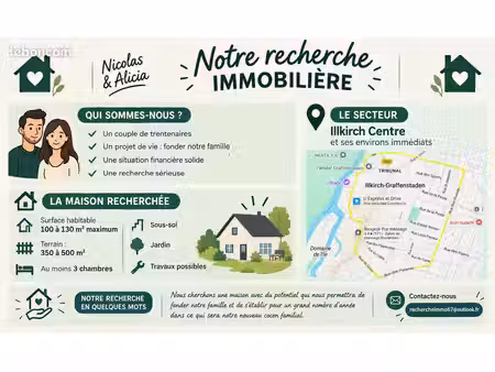 recherche maison sur illkirch