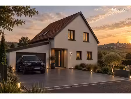 wiwersheim prox tres belle maison 6/7 pieces. 5 chambres . garage. terrain de 600m2