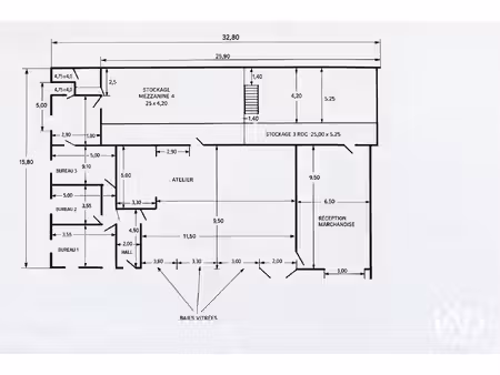 vente atelier 478 m²