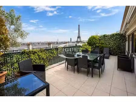 location meublée appartement 4 pièces 120 m² à paris 16ème (75016)  8 600 €