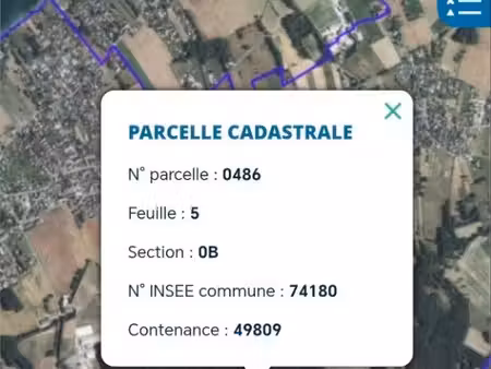 forêt de 5 hectares à messery 74 vente sur offres