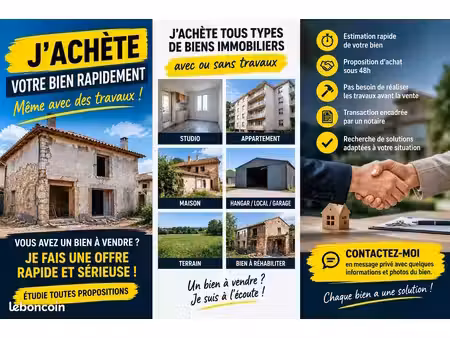 besoin de vendre rapidement